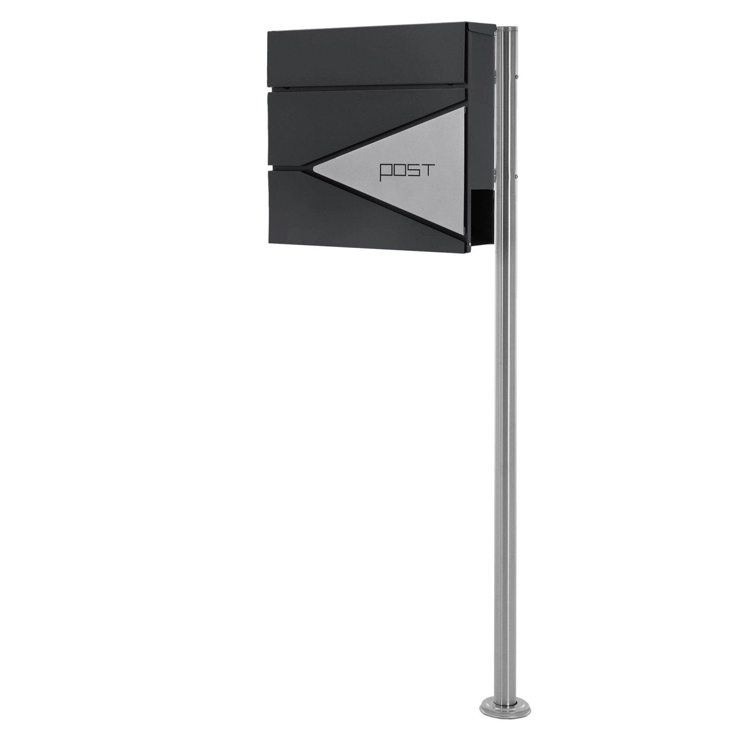 ML-Design Standbriefkasten Anthrazit-Silber mit Zeitungsfach mit Pfosten 120cm ML-Design Standbriefkasten Anthrazit-Silber mit Zeitungsfach mit Pfosten 120cm von ML-Design