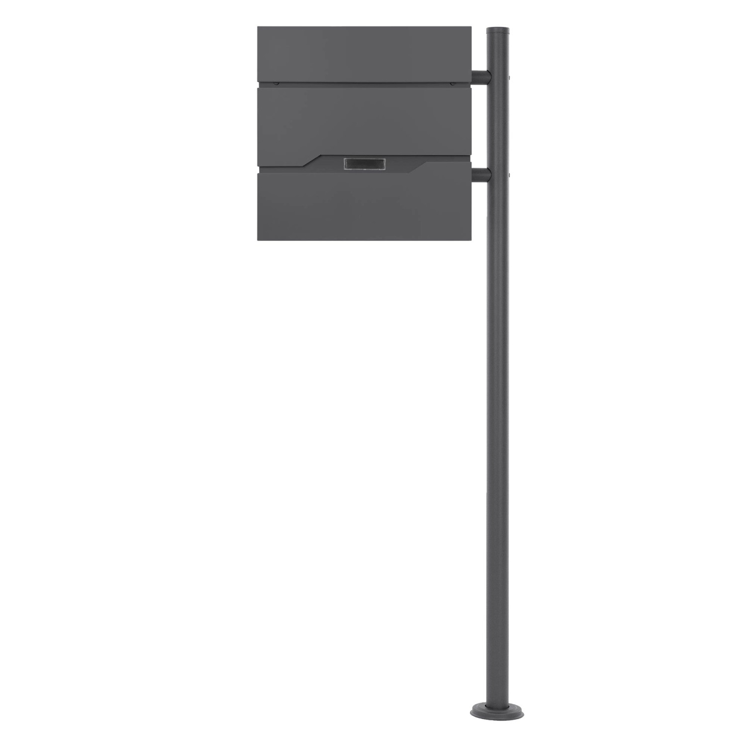 ML-Design Standbriefkasten Anthrazit mit Zeitungsfach mit Standfuß Anthrazit ML-Design Standbriefkasten Anthrazit mit Zeitungsfach mit Standfuß Anthrazit von ML-Design