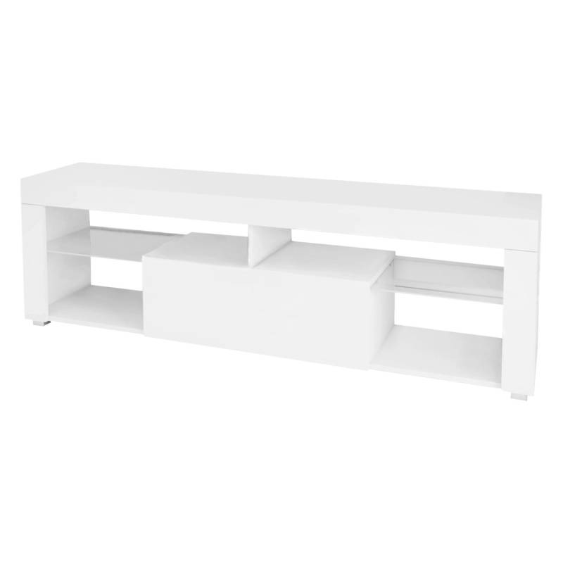 ML-Design TV-Lowboard aus Holz Weiß 140x51x35 cm Modernes TV-Board mit Stauraum von ML-Design