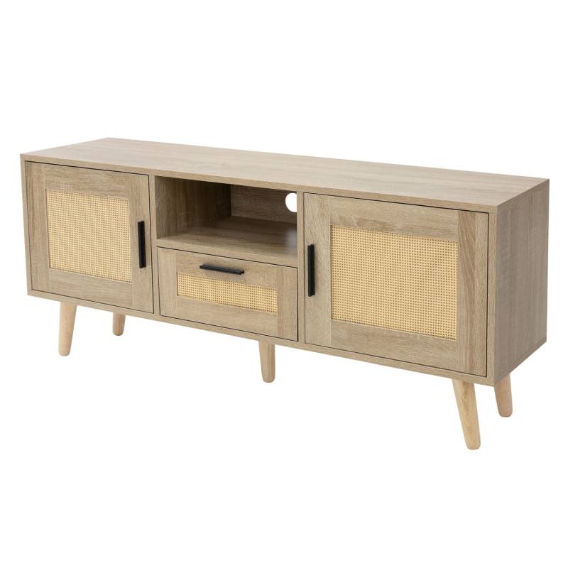 ML-Design TV-Schrank 120x50,5x30 cm Eiche Optik Fernseher bis 55 Zoll von ML-Design