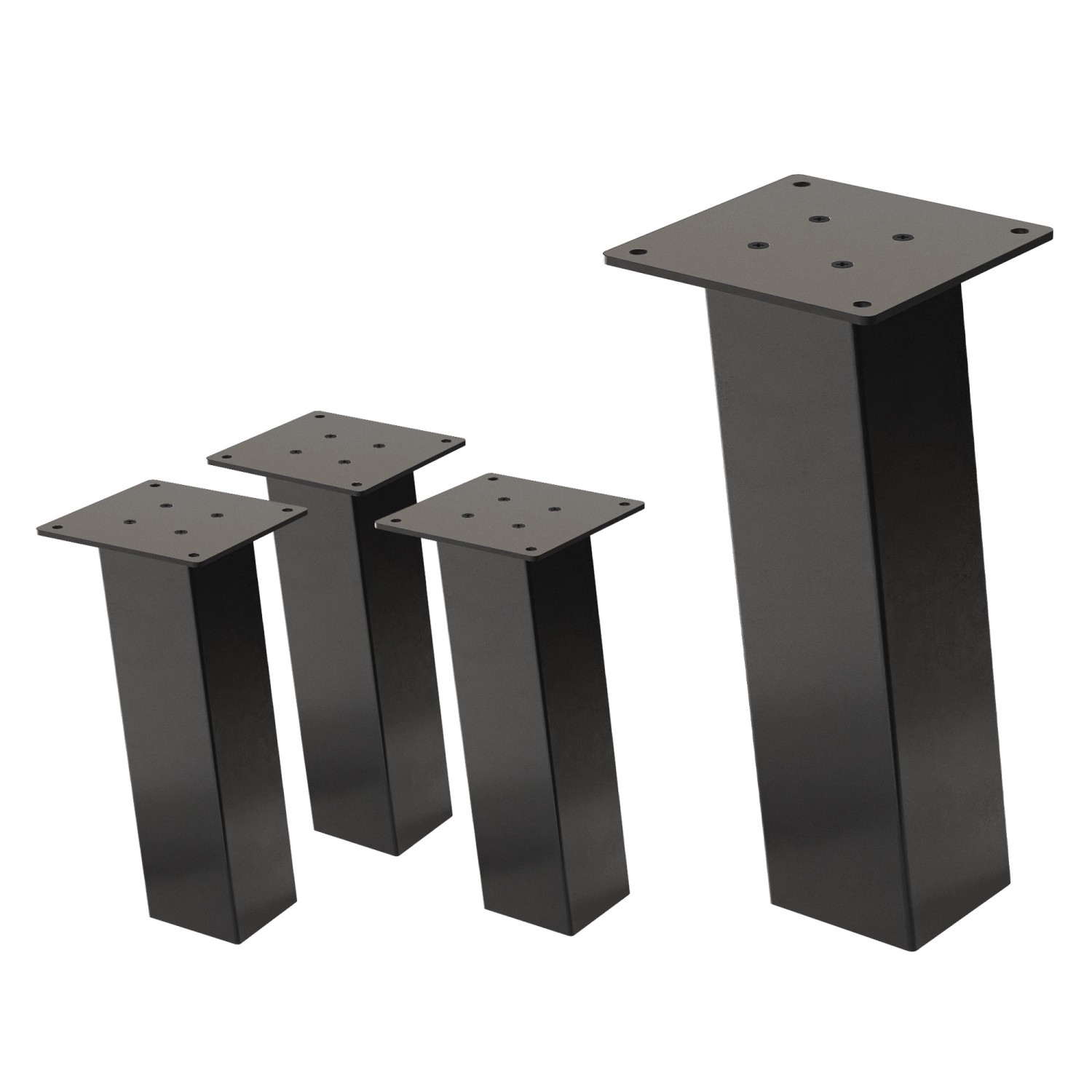 ML-Design Tischbeine 4Er Set I-96GRAD H30 cm Dunkelgrau Stahl 8x8cm ML-Design Tischbeine 4Er Set I-96GRAD H30 cm Dunkelgrau Stahl 8x8cm von ML-Design