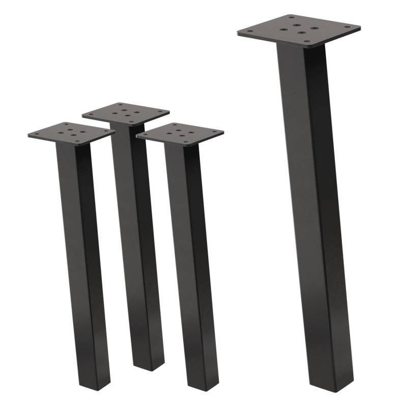 ML-Design Tischbeine 4Er Set I-96GRAD H42 cm Dunkelgrau Stahl 4x4cm ML-Design Tischbeine 4Er Set I-96GRAD H42 cm Dunkelgrau Stahl 4x4cm von ML-Design