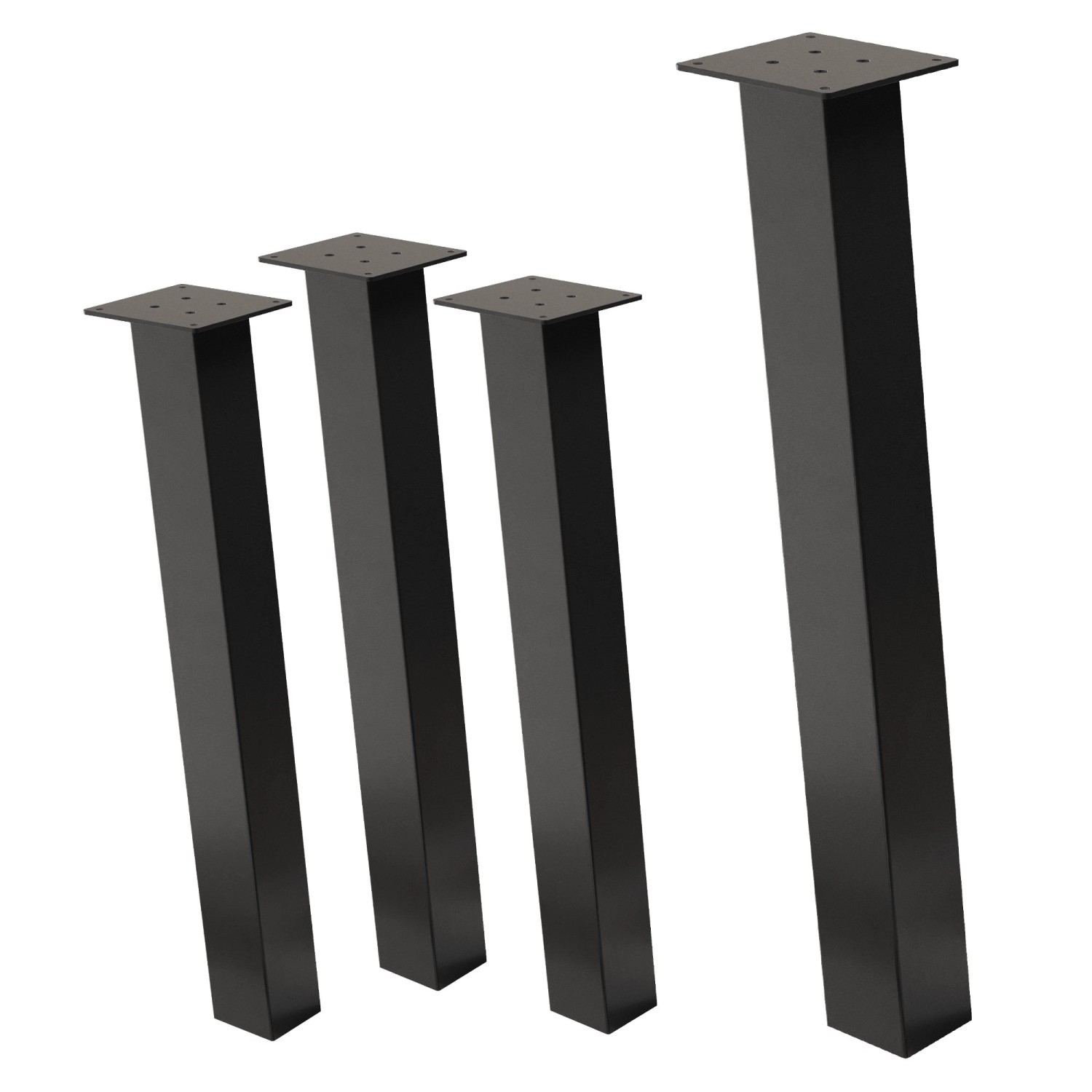 ML-Design Tischbeine 4Er Set I-96GRAD H72 cm Dunkelgrau Stahl 8x8cm ML-Design Tischbeine 4Er Set I-96GRAD H72 cm Dunkelgrau Stahl 8x8cm von ML-Design