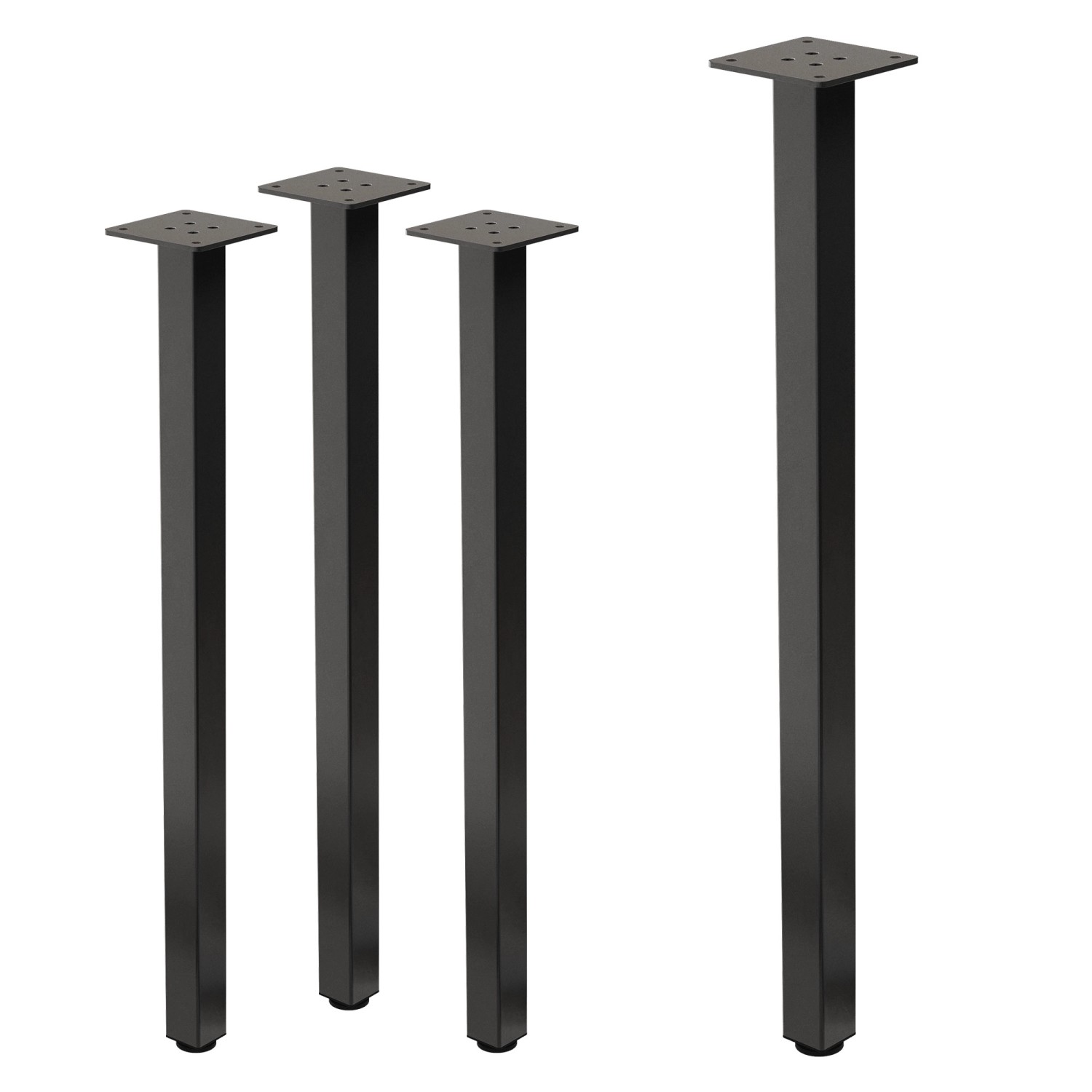ML-Design Tischbeine 4Er Set I-Design H72 cm Dunkelgrau Stahl 4x4 cm ML-Design Tischbeine 4Er Set I-Design H72 cm Dunkelgrau Stahl 4x4 cm von ML-Design