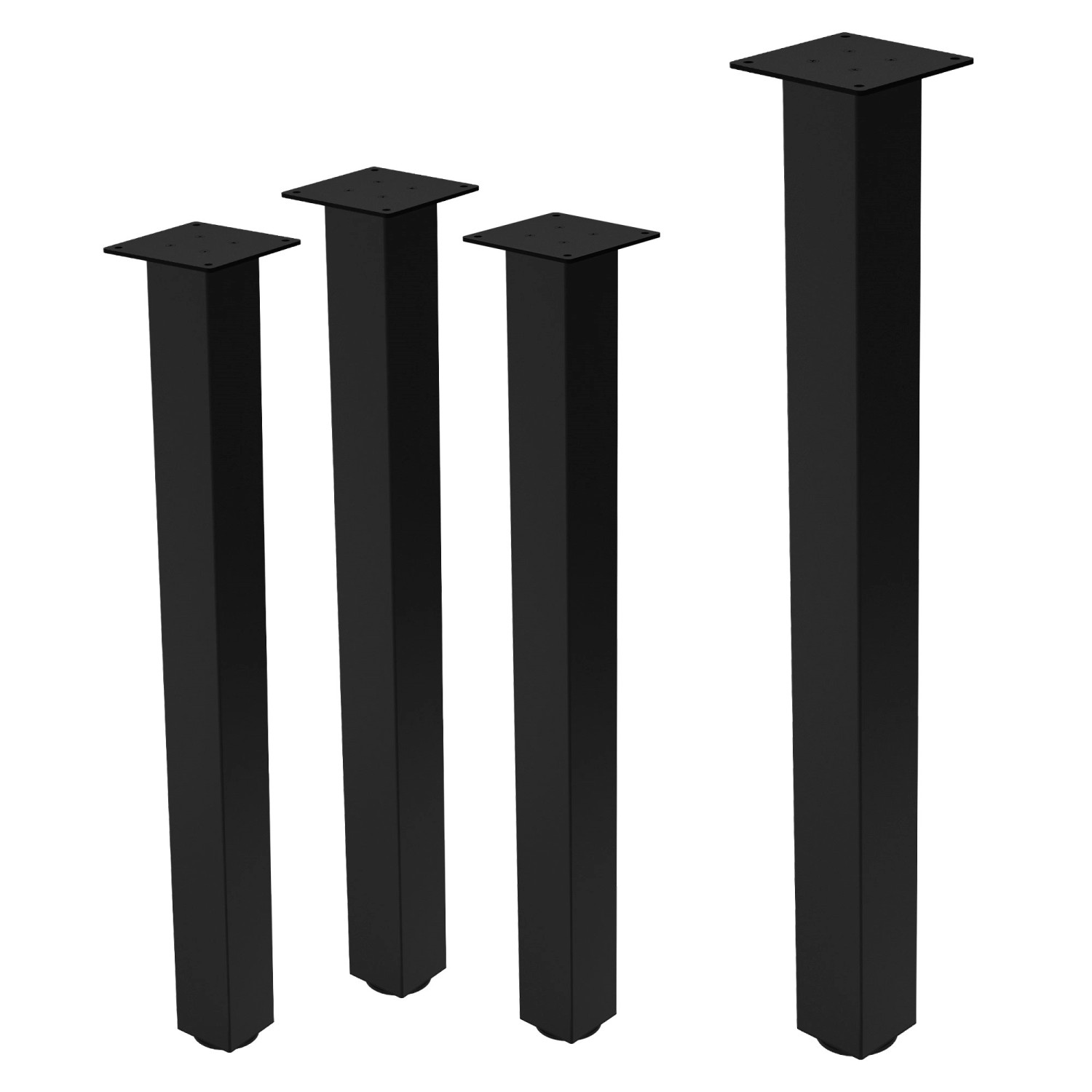 ML-Design Tischbeine 4Er Set I-Design H90 cm Schwarz Stahl 8x8 cm ML-Design Tischbeine 4Er Set I-Design H90 cm Schwarz Stahl 8x8 cm von ML-Design