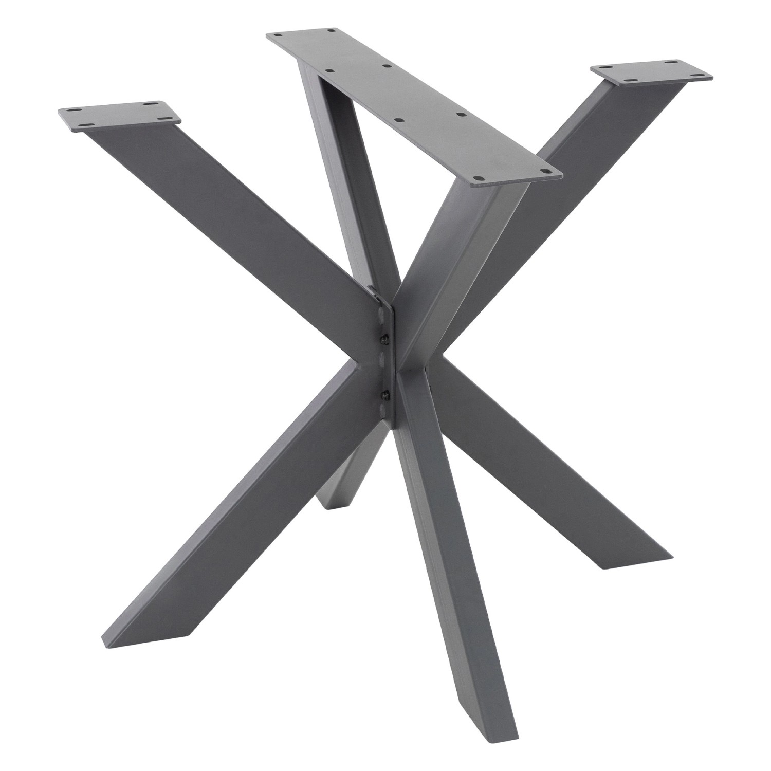 ML-Design Tischgestell Spider 85x71x85 cm Anthrazit Kreuzgestell Kreuz X-Design ML-Design Tischgestell Spider 85x71x85 cm Anthrazit Kreuzgestell Kreuz X-Design von ML-Design