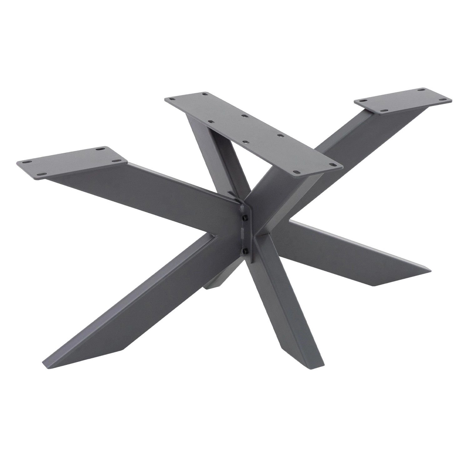 ML-Design Tischgestell Spider 98x58x43 cm Anthrazit Kreuzgestell Kreuz X-Design ML-Design Tischgestell Spider 98x58x43 cm Anthrazit Kreuzgestell Kreuz X-Design von ML-Design