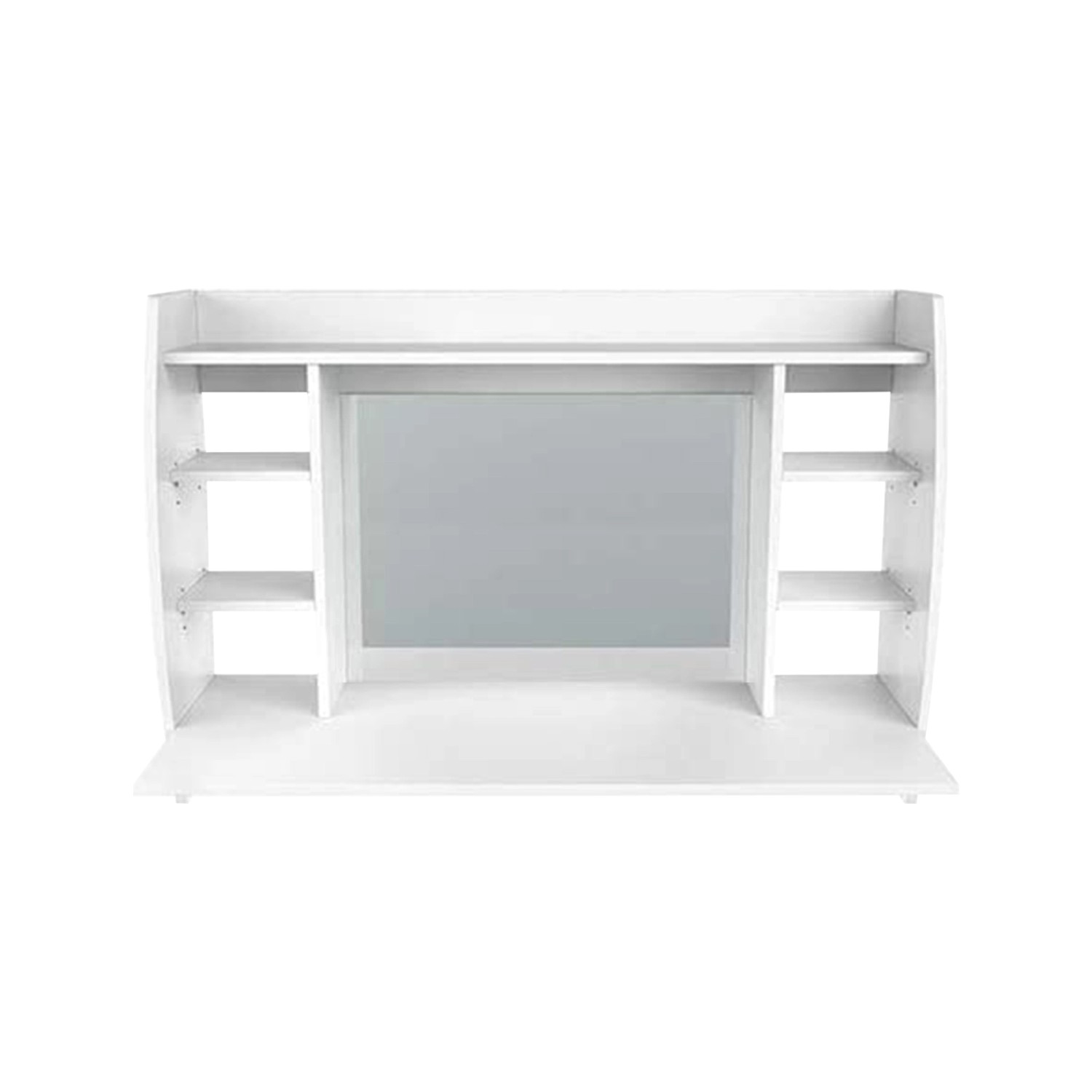 ML-Design Wandschminktisch Weiß mit Spiegel und 6 Ablagefächern 110x75x48,5 cm ML-Design Wandschminktisch Weiß mit Spiegel und 6 Ablagefächern 110x75x48,5 cm von ML-Design
