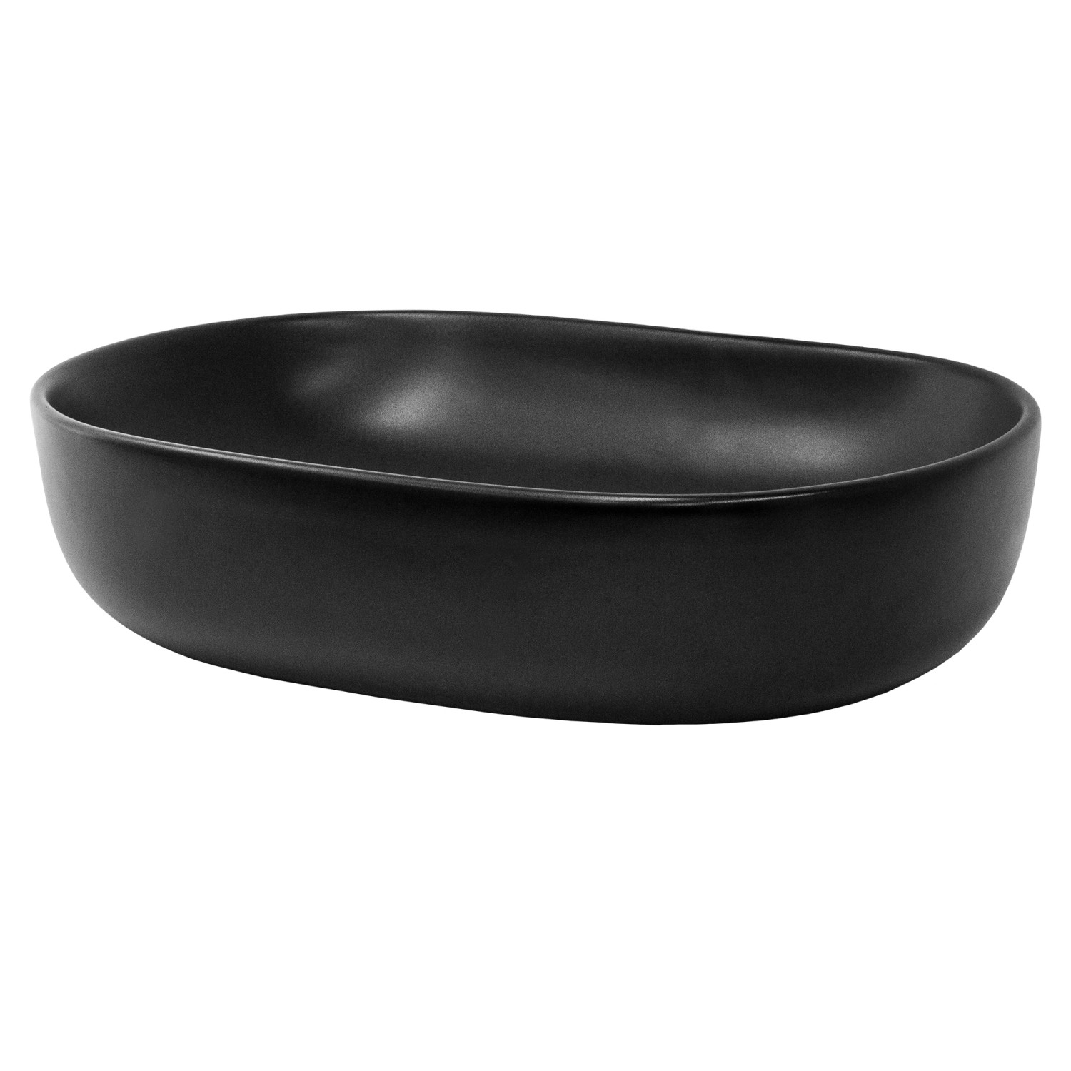 ML-Design Waschbecken Keramik in Schwarz Matt 600x425x145mm mit Ablaufgarnitur ML-Design Waschbecken Keramik in Schwarz Matt 600x425x145mm mit Ablaufgarnitur von ML-Design