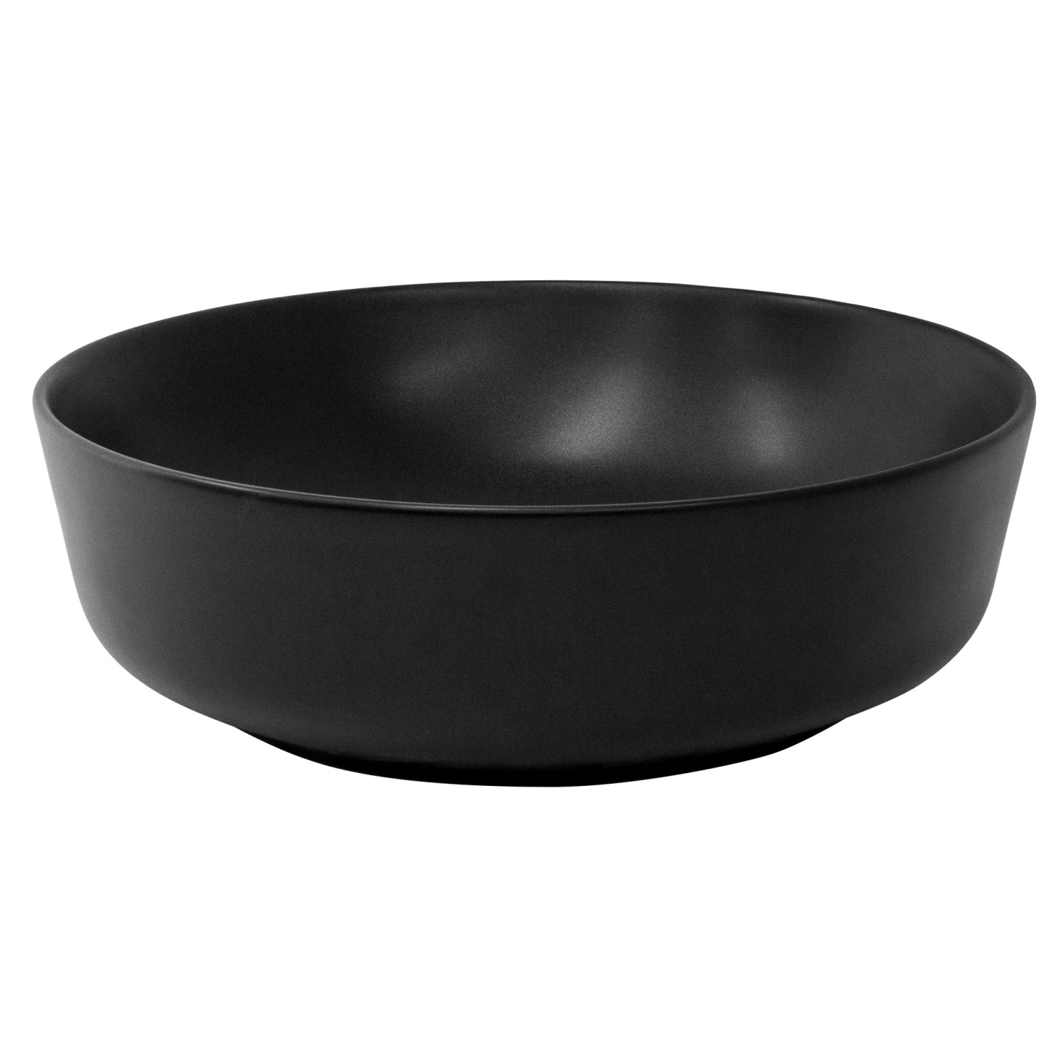 ML-Design Waschbecken aus Keramik in Schwarz Matt 415 x 135 mm Runde Waschtisch von ML-Design