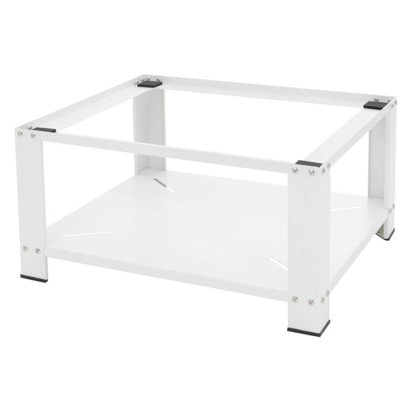 ML-Design Waschmaschinen Untergestell mit Ablage 63x54 cm Stahl Weiß bis 150kg von ML-Design