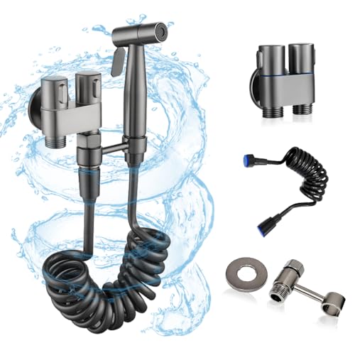 MLD Toilet Companion Bidet, Haustierreinigung, Bad, G1/2-Kaliber, druckbeaufschlagt, wassersparend, Kupfer-Metall-Ventilkörper für Mehrzwecknutzung, kann mit einer Toilette, Badewanne, von MLD