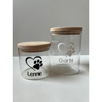 Leckerlidose/Futterdose Futterbehälter Futter Leckerli /Behälter Hund Personalisiert von MLDesiign