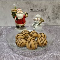 Nougat Plätzchen, 800G 3, 38 Euro/100G, Weihnachtsgebäck, Kekse, Gebäck, Cookie, Weicher Nougatkern Nougat Plätzchen, 800G 3, 38 Euro/100G, Weihnachtsgebäck, Kekse, Gebäck, Cookie, Weicher Nougatkern von MLHBerlin