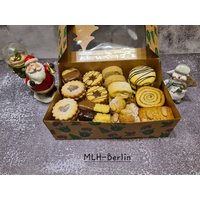 Weihnachtsplätzchen, 850G - 3, 76 Euro/100G Mit Geschenkverpackung, Kekse Gemischt, Frisch Gebacken, Plätzchen, Cookie, Gebäck, Weihnachten Weihnachtsplätzchen, 850G - 3, 76 Euro/100G Mit Geschenkverpackung, Kekse Gemischt, Frisch Gebacken, Plätzchen, Cookie, Gebäck, Weihnachten von MLHBerlin