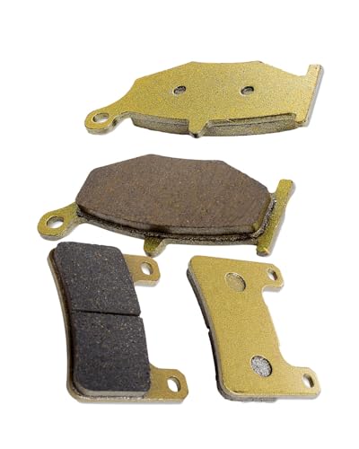 MLLNPP Motorrad Bremsbeläge Für Suzuki GSXR1000 GSXR 1000 K4 K5 K6 04-08 GSXR600 GSXR750 GSXR 600 750 04-05 Motorrad Vorne hinten Bremsbeläge Beläge Disc Brake Pads(Front and Rear) von MLLNPP