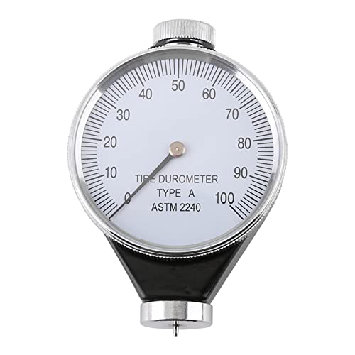 Durometer, Shore Typ A Gummireifen Durometer Härteprüfgerät Meter 0-100 HA Shore Reifen Durometer Härte von Gummi und Kunststoffen A, für Allgemeine Gummi Kunststoff Hartgummi Härte Messung von MLMLH