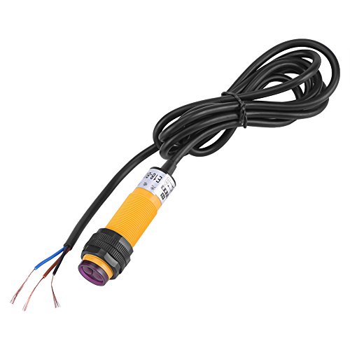 Infrarot Lichtschranke Sensorschalter - E18-B03P1 5-30cm Verstellbar Fotoelektrischer Schalter 3-Leiter PNP Schließer DC 6-36V Kompatibel mit Arduino Smart Auto von MLMLH