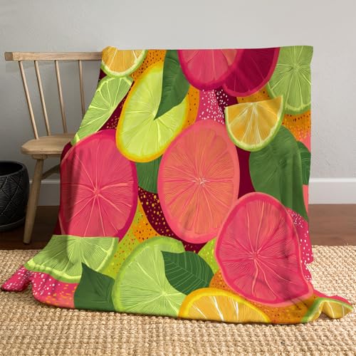 Kuscheldecke Zitrusscheiben Fleecedecke Flanell Handgezeichnete Fruchtillustrationen Wohndecken Korallenrosa Flauschig Überwurf Tagesdecke Sofadecke Blanket für Bett Sofa Schlafzimmer Büro, 230x270cm Kuscheldecke Zitrusscheiben Fleecedecke Flanell Handgezeichnete Fruchtillustrationen Wohndecken Korallenrosa Flauschig Überwurf Tagesdecke Sofadecke Blanket für Bett Sofa Schlafzimmer Büro, 230x270cm von MLSOWM