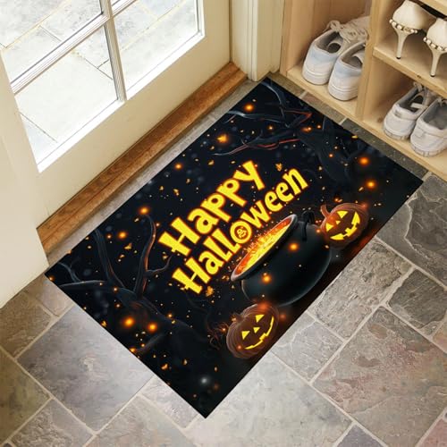 MLSOWM Dünn Fussmatte Innen 50 x 80 cm, Schmutzfangmatte Anime-Stil rutschfest Teppiche Glühwürmchen Und Kessel Waschbarer Fußmatte Haustür Eingangsmatte für Flur Eingangsbereich Küche, Schwarz MLSOWM Dünn Fussmatte Innen 50 x 80 cm, Schmutzfangmatte Anime-Stil rutschfest Teppiche Glühwürmchen Und Kessel Waschbarer Fußmatte Haustür Eingangsmatte für Flur Eingangsbereich Küche, Schwarz von MLSOWM