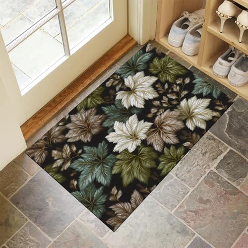 MLSOWM Fußmatte Abstrakte Federpflanze 60x120 cm Innen und Außen Waschbar Fussmatt Weinblätter Rutschfester Teppich Schmutzfangmatte für Eingang, Haustür, Patio, Flur, Salbeigrün MLSOWM Fußmatte Abstrakte Federpflanze 60x120 cm Innen und Außen Waschbar Fussmatt Weinblätter Rutschfester Teppich Schmutzfangmatte für Eingang, Haustür, Patio, Flur, Salbeigrün von MLSOWM