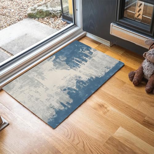 MLSOWM Fußmatte Betonstruktur 50 x 80 cm Innen und Außen, Modernes abstraktes Design Waschbar Fussmatt, Rutschfester Türmatte, Schmutzfänger Teppich für Eingang, Haustür, Patio, Flur, Garten - Grau MLSOWM Fußmatte Betonstruktur 50 x 80 cm Innen und Außen, Modernes abstraktes Design Waschbar Fussmatt, Rutschfester Türmatte, Schmutzfänger Teppich für Eingang, Haustür, Patio, Flur, Garten - Grau von MLSOWM