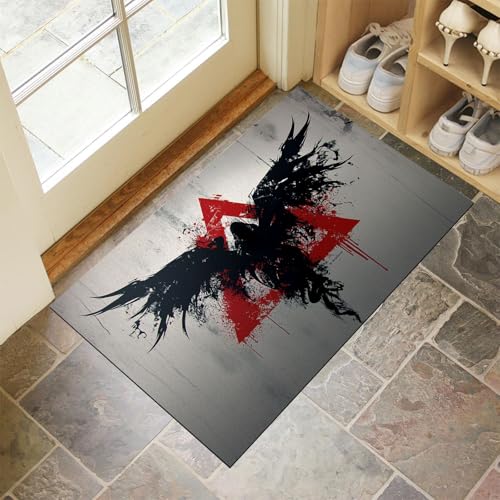 MLSOWM Fußmatte Dunkler Stil, Wetterfeste Schmutzfangmatte Graffiti-Figuren mit Rutschfester Rückseite für Innen & Außenbereich Türmatte für Eingang Haustür Flur, 60 x 120 cm, Grau MLSOWM Fußmatte Dunkler Stil, Wetterfeste Schmutzfangmatte Graffiti-Figuren mit Rutschfester Rückseite für Innen & Außenbereich Türmatte für Eingang Haustür Flur, 60 x 120 cm, Grau von MLSOWM