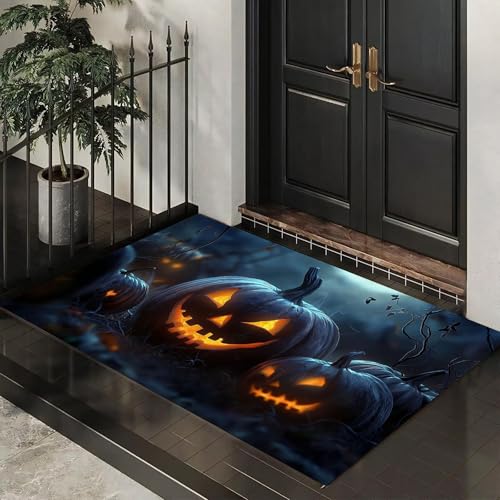 MLSOWM Fußmatte Friedhof des Grauens 40 x 60 cm Innen und Außen, Waschbar Fussmatt Halloween-Kürbis Rutschfester Schmutzfänger Teppich für Eingang Haustür Patio Flur Garten, Schwarz MLSOWM Fußmatte Friedhof des Grauens 40 x 60 cm Innen und Außen, Waschbar Fussmatt Halloween-Kürbis Rutschfester Schmutzfänger Teppich für Eingang Haustür Patio Flur Garten, Schwarz von MLSOWM