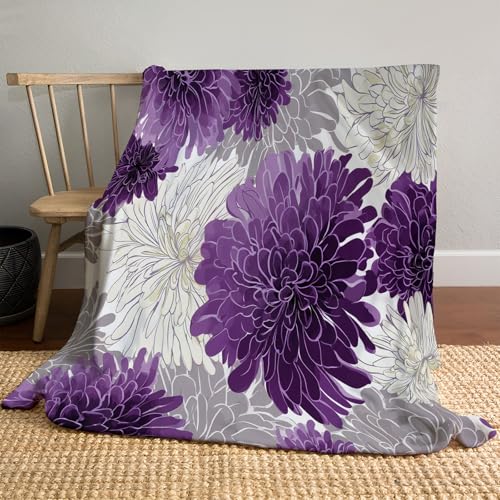 MLSOWM Kuscheldecke Chrysantheme Fleecedecke Flanell Linie Blumen Wohndecken Dunkelviolett Flauschig Überwurf Tagesdecke Sofadecke Blanket für Bett Sofa Schlafzimmer Büro, 230x270cm MLSOWM Kuscheldecke Chrysantheme Fleecedecke Flanell Linie Blumen Wohndecken Dunkelviolett Flauschig Überwurf Tagesdecke Sofadecke Blanket für Bett Sofa Schlafzimmer Büro, 230x270cm von MLSOWM