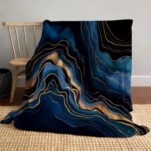 MLSOWM Kuscheldecke Marmorstruktur Fleecedecke Flanell Fluid-Art-Stil Wohndecken Dunkelblau Flauschig Überwurf Tagesdecke Sofadecke Blanket für Bett Sofa Schlafzimmer Büro, 230x270cm MLSOWM Kuscheldecke Marmorstruktur Fleecedecke Flanell Fluid-Art-Stil Wohndecken Dunkelblau Flauschig Überwurf Tagesdecke Sofadecke Blanket für Bett Sofa Schlafzimmer Büro, 230x270cm von MLSOWM
