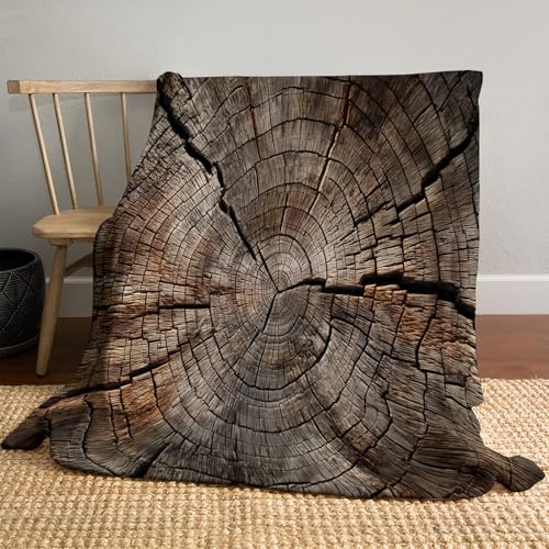MLSOWM Kuscheldecke Uralter Baumstamm Flanell Fleecedecke Holzstruktur Sofadecke Braun Weich Hautfreundlich Pflegeleicht für Wohnzimmer oder Schlafzimmer 130x150cm MLSOWM Kuscheldecke Uralter Baumstamm Flanell Fleecedecke Holzstruktur Sofadecke Braun Weich Hautfreundlich Pflegeleicht für Wohnzimmer oder Schlafzimmer 130x150cm von MLSOWM