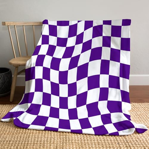 MLSOWM Kuscheldecke Zielflaggenmuster Fleecedecke Flanell Einfache Geometrie Wohndecken Lila Flauschig Überwurf Tagesdecke Sofadecke Blanket für Bett Sofa Schlafzimmer Büro, 150x200cm MLSOWM Kuscheldecke Zielflaggenmuster Fleecedecke Flanell Einfache Geometrie Wohndecken Lila Flauschig Überwurf Tagesdecke Sofadecke Blanket für Bett Sofa Schlafzimmer Büro, 150x200cm von MLSOWM