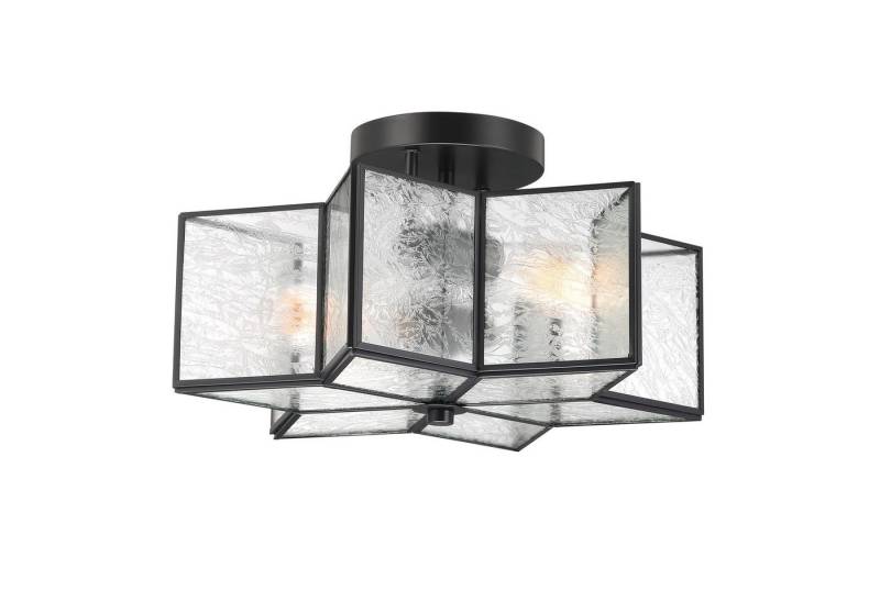 MLT&RIDDLE Deckenfluter 2 Licht 41cm Einzigartige Sternförmige Halbeinbau, ohne Leuchtmittel von MLT&RIDDLE