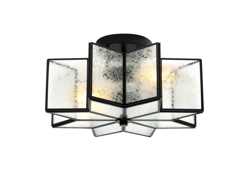 MLT&RIDDLE Deckenleuchte 2-Licht 41cm Einzigartige Sternförmige (8-Eck) Halbeinbau, ohne Leuchtmittel von MLT&RIDDLE