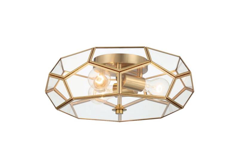 MLT&RIDDLE Deckenleuchte 3 Licht 40cm Einzigartige Geometrische Statement, ohne Leuchtmittel von MLT&RIDDLE