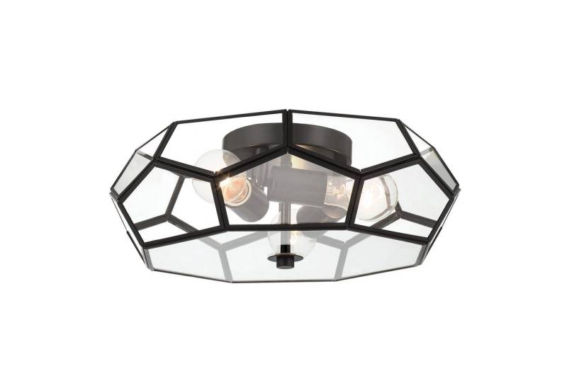 MLT&RIDDLE Deckenleuchte 3 Licht 40cm Einzigartige Geometrische Statement, ohne Leuchtmittel von MLT&RIDDLE