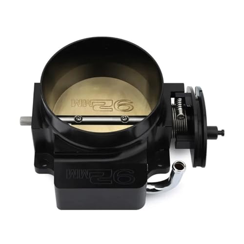 Auto Drosselklappengehäuse Flow Ansaugkrümmer Drosselklappengehäuse Für GM Für LSX LS LS1 LS2 LS7 Billet Aluminium 92mm Ersatz Teile(Schwarz) von MLTLKPPVNG