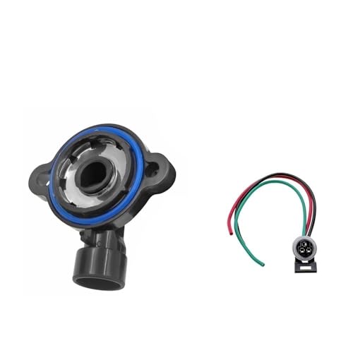 Auto Drosselklappengehäuse Für Buick Für CENTURY V6 Für REGAL Für Rendezance 1994-2005 17106809 TPS Drosselklappensensor & Stecker 17123852 17123855 17125483(X1 Sensor and Plug) von MLTLKPPVNG
