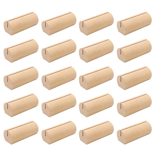20pcs Tischnummer Holz Names Card von MLWSKERTY
