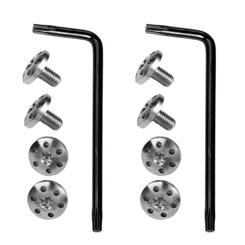4 Stück Bearbeitete Edelstahl Griffschrauben Griffschraube Für 92fs M 9-Modelle Wesentliche Reparaturteile von MLWSKERTY