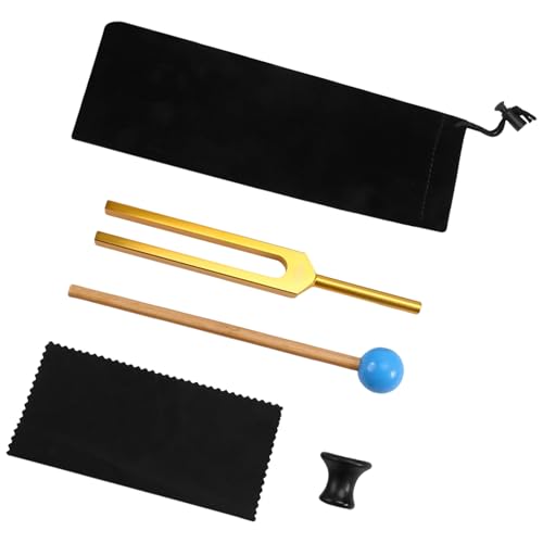 432Hz Tuning Fork Set Enthält Hammer & Black Base Aluminium Set Für Deeping Relaxation & Nerve Adjustment Aluminium von MLWSKERTY