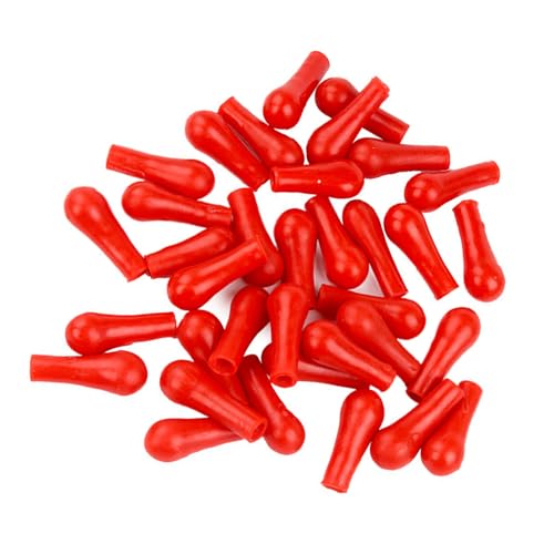 50pieces Droper Gummi Saugkappen Glühkappen Ersatz Für Reagenzgläser Pipetten Eyedropper Messung Der Pipetten von MLWSKERTY