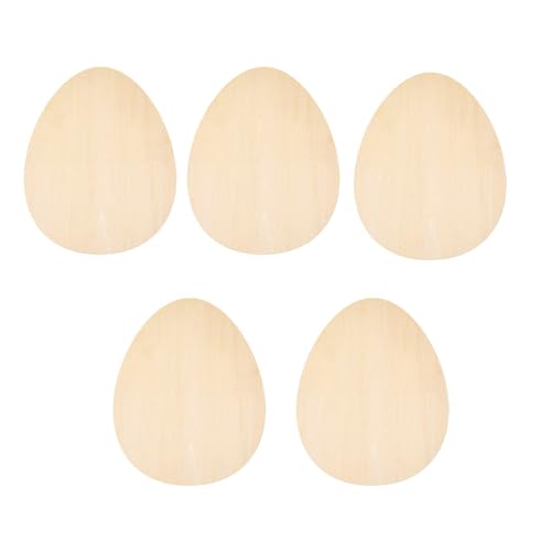 5pcs Unvollendete Holzscheiben Hasen Eier Formscheiben Unvollendete Ausschnitte Für Home Decoration Malerei Handwerk Handwerksbedarf von MLWSKERTY