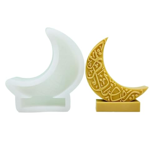Eid Kerzenformen Für Gipsdekoration Wohndekoration Basteln Mondformierte Formen Traditionelle Festivalkerzenherstellung von MLWSKERTY