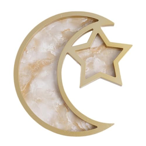 Goldfarbe Star Und Moon Tray Festival Tisch Dekore Für EID Servier Und Dekorationen Verbessern Festival Atmosphären Servierschalen Für Die Schale Goldfarbe Star Und Moon Tray Festival Tisch Dekore Für EID Servier Und Dekorationen Verbessern Festival Atmosphären Servierschalen Für Die Schale von MLWSKERTY