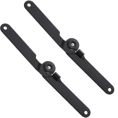 Hochleistungsklappscharniere 180 Grad Rotation Starker Eisendeckel Stützpaket Von 2 Für Möbelschrank Tür Hardware Schwarze Rotatable Faltscharniere von MLWSKERTY
