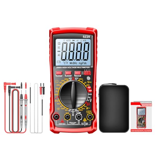 Hohe Genauigkeit 2000V Digitale Multimeter Autoreparatur Für Mechaniker Mit Hintergrundbeleuchtung Für Präzise Messwerte ABS von MLWSKERTY