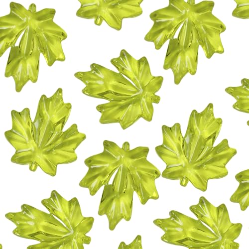 MLWSKERTY 120pieces Vorschule Bildungszählungs Kits Sensorische Mülleimer Füllstoffe Thanksgiving Acrylblätter Harvest Festival Ornament Saisonaler Verzierungen von MLWSKERTY