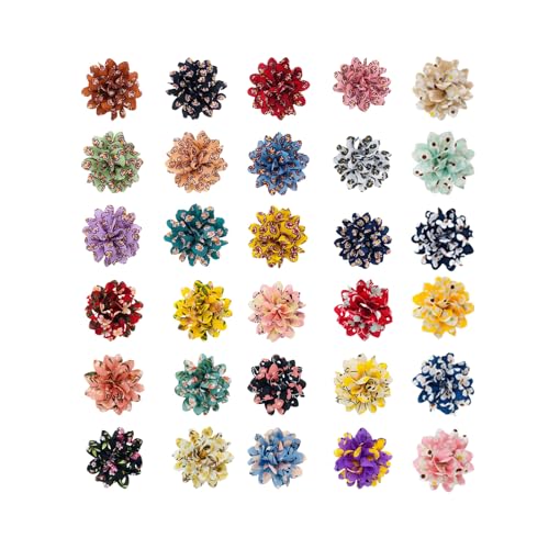 MLWSKERTY 30pcs Elastische Haustierkragen Verzierung Weiches Stoffmischungsfarbe Für Katzenkragen Dekoration Gemischte Farbe Haustierdekoration von MLWSKERTY