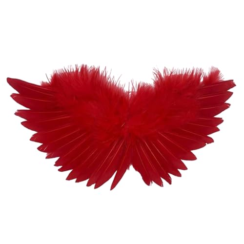 MLWSKERTY Effektiv Gefiederte Flügel Angelic Federed for Kids Creative Dress Up and Birthday Party Feierfestivalpartys Dekorationen von MLWSKERTY